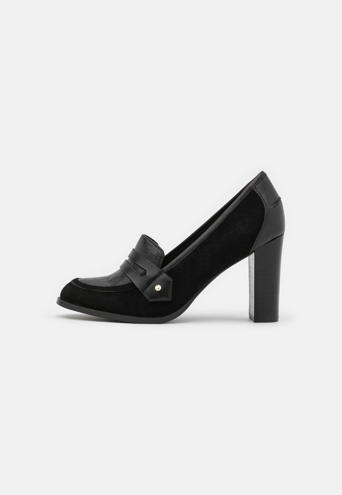 Talons Anna Field Block heel Slip on Noir Femme | IUS-2782303